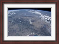 Framed View from Space of the Wild fires in the Western and Southwestern United States