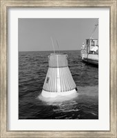 Framed Model of the Mercury Capsule undergoes Floatation Tests