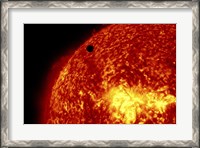 Framed 2012 Transit of Venus and the Sun