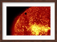 Framed 2012 Transit of Venus and the Sun
