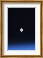 Framed Moon and Earth's Atmosphere