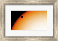 Framed Venus Transit across the Sun 2012