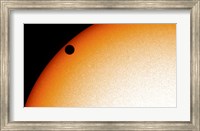 Framed Venus Transit across the Sun 2012