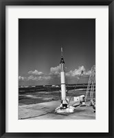 Framed Launching of the Mercury-Redstone 3 Rocket from Cape Canaveral, Florida