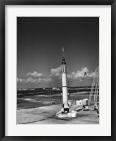 Framed Launching of the Mercury-Redstone 3 Rocket from Cape Canaveral, Florida