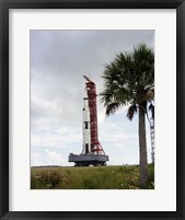 Framed Apollo 4 and its Mobile Launch Tower