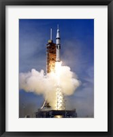 Framed Liftoff of the Saturn IB launch Vehicle