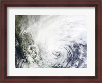 Framed Hurricane Sandy Over the Bahamas