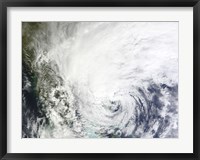 Framed Hurricane Sandy Over the Bahamas