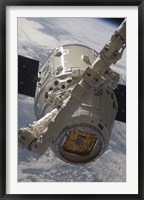 Framed SpaceX Dragon Commercial Cargo Craft during Grappling Operations with Canadarm2