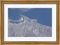 Framed View from Space of San Diego, California