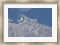 Framed View from Space of San Diego, California