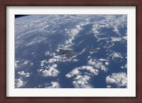 Framed Hawaiian Islands as seen from the International Space Station