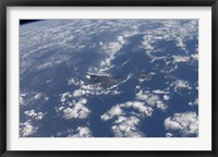 Framed Hawaiian Islands as seen from the International Space Station