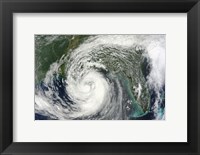 Framed Hurricane Isaac in the Gulf of Mexico
