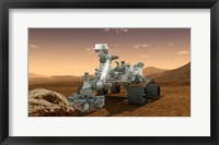 Framed Artist's Concept of NASA's Mars Science Laboratory Curiosity rover