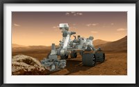 Framed Artist's Concept of NASA's Mars Science Laboratory Curiosity rover