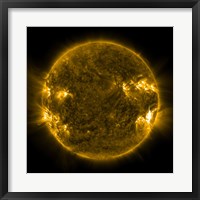 Framed Solar Activity on the Sun