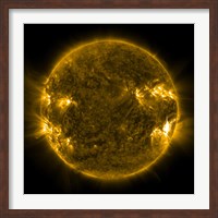 Framed Solar Activity on the Sun