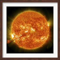 Framed Magnificent Coronal Mass Ejection Erupts on the Sun