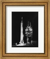 Framed Mercury-Redstone 3 Missile on Launch Pad, Cape Canaveral, Florida