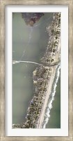 Framed Aerial view Showing a Portion of Mantoloking, New Jersey, Damaged by Hurricane Sandy