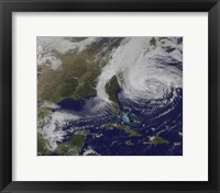 Framed Hurricane Sandy and the East Coast