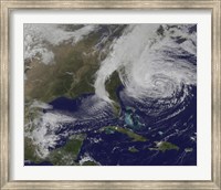 Framed Hurricane Sandy and the East Coast