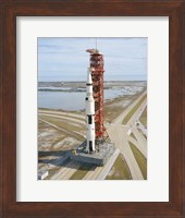 Framed High Angle view  of Apollo 14