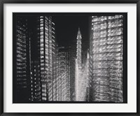 Framed Chrysler Building Motion Landscape #4