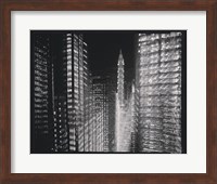 Framed Chrysler Building Motion Landscape #4