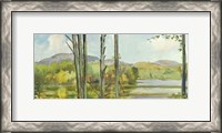 Framed Lake Study (left)