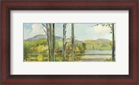 Framed Lake Study (left)