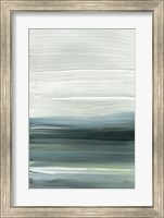 Framed Silver Silence: Opal Sky