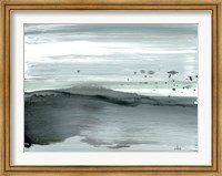 Framed Silver Silence: Dappled Shore