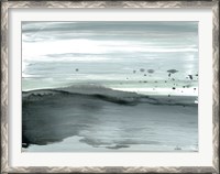 Framed Silver Silence: Dappled Shore