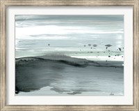 Framed Silver Silence: Dappled Shore