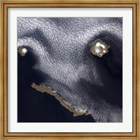 Framed Satellite Image of Semisopochnoi Island in the Western Aleutian Islands of Alaska