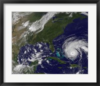 Framed Hurricane Earl