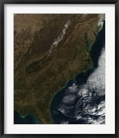 Framed Satellite View of the Southeastern United States