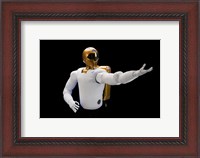 Framed Robonaut 2, humanoid Astronaut helper