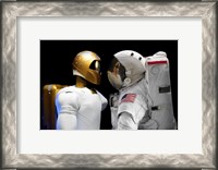 Framed Robonaut 2, a Dexterous, Humanoid Astronaut Helper