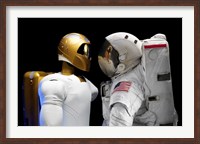 Framed Robonaut 2, a Dexterous, Humanoid Astronaut Helper