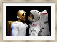 Framed Robonaut 2, a Dexterous, Humanoid Astronaut Helper