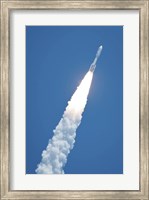 Framed Atlast V Rocket Carrying the Juno Spacecraft During a Midday Launch