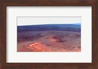 Framed False Color Mosaic of Greeley Haven on Mars
