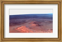 Framed False Color Mosaic of Greeley Haven on Mars