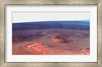 Framed False Color Mosaic of Greeley Haven on Mars