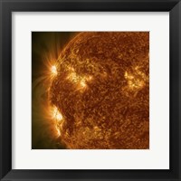 Framed Sun Showing Solar Activity