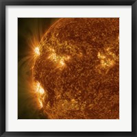 Framed Sun Showing Solar Activity